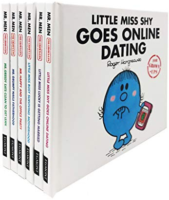 Mr Men and Little Miss Grown Ups 6 Books Set Collection By Roger Hargreaves