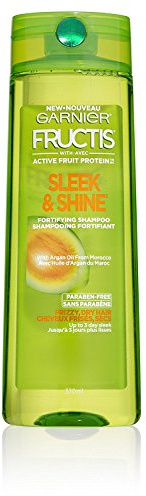 Garnier Fructis Sleek & Shine Shampoo, für krauses, trockenes, widerspenstiges Haar, 350 ml 350 ml