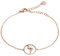 PAUL HEWITT Armkette Damen Rosegold Tropicool - Edelstahl Armband Damen (vergoldet) mit Damen Schmuck Anhänger in Rosegold aus Edelstahl (Flamingo)