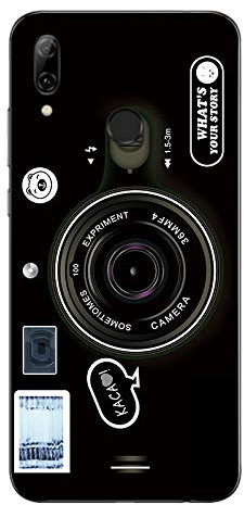 NOVAGO Compatible avec Huawei P Smart 2019,Honor 10 Lite - Coque Souple Solide Anti Choc avec Impression de qualité (1 Coque, Camera)