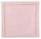 KraftKids Wickelauflage in Musselin goldene Punkte auf Rosa, Wickelunterlage 78x78 cm (BxT), Wickelkissen