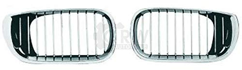 Grill Kühlergrill links für 3er E46 Limo Touring Bj. 01-05 mit Chromrand