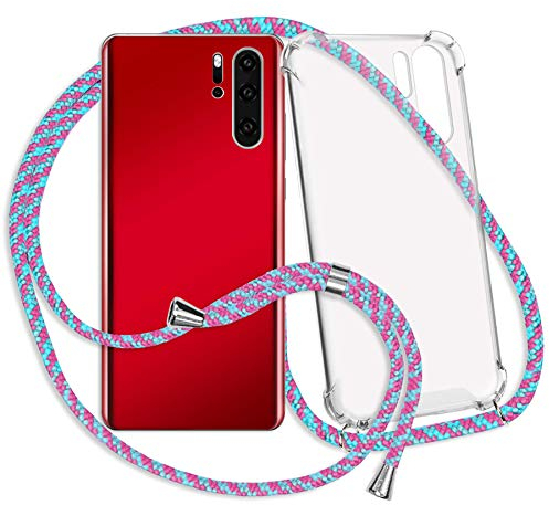 mtb more energy Handykette kompatibel mit Huawei P10 (VTR-L09, L29 / 5.1'') - Candyland - Smartphone Hülle zum Umhängen - Anti Shock Full TPU Case