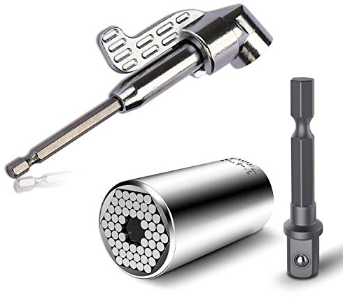 Chiave Universale Chiave a Bussola Universale Esagonale Piccolo Multifunzione Universale a Mano Strumenti Strumen Repair Tools 7-19mm per tutte le forme (3 in 1)