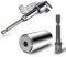 QUANHAOConvertisseur de lot Universel à Manchon Universel 7-19 mm, Outil de réparation d'adaptateur de Conversion Multifonctionnel, s'adapte à Toutes Les Formes (lot Long 3 en 1)