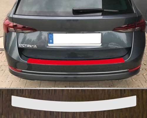 is-tuning kompatibel mit Skoda Octavia 4 Kombi Lackschutzfolie Ladekantenschutz transparent