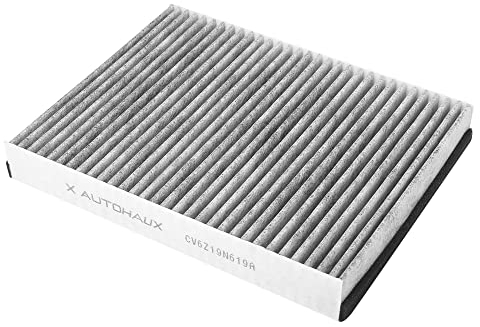 X AUTOHAUX Fahrzeug Kabinenluftfilter CV6Z19N619A Luftfilter Ersatz Grau für Auto