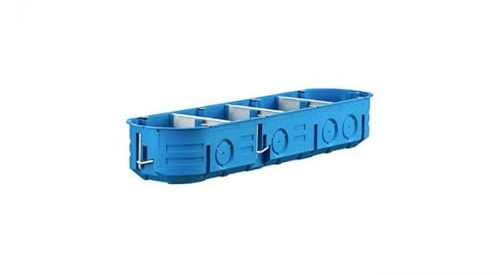 Unterputzdose 4-fach 60mm regips blau P4x60K 32326203 simet 5907813231407