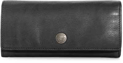 Cas8 Portmonee Damen Melody, Geldbörse Leder mit RFID-Schutz, Damengeldbörse groß, kompakt, Portemonnaie für Frauen, Geldbörse für den Alltag, Business und Freizeit