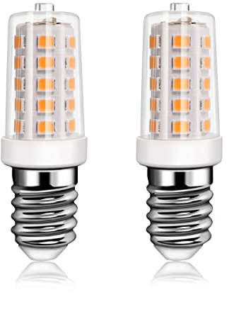 EXTRASTAR E14 LED Cooker Hood Light Bulbs 3W, 350LM, Warm White 3000K, 32W Equivalent, Small Edison Screw Energy Saving Lamp Bulbs, Non-dimmable, Pack of 2
