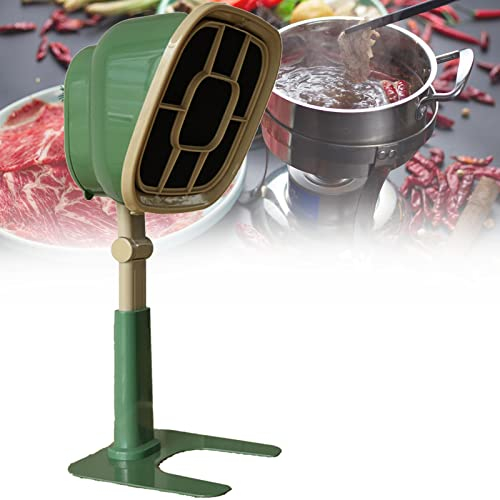 Campana Extractora PortáTil, Campana Extractora De Escritorio, Ajuste De Un Clic, Dos Engranajes Opcionales, FáCil De Limpiar, Bajo Nivel De Ruido, Adecuado Para El Hogar, La Cocina,Green