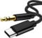 BORLTER CLAMP USB C auf 3,5 mm Aux Kabel, USB C auf Aux Stecker Kabel für Auto Handy, Audio Klinke Adapter Kompatibel mit Samsung Galaxy S22 S21 S20 Note 20/10+ A73 A53, Pixel 6 5 4 und Mehr