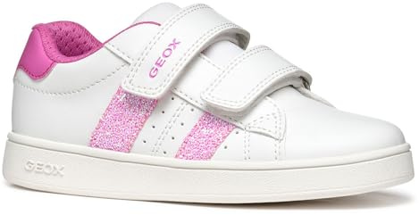 Geox Mädchen J Eclyper Girl Sneaker, Weiß, 38 EU