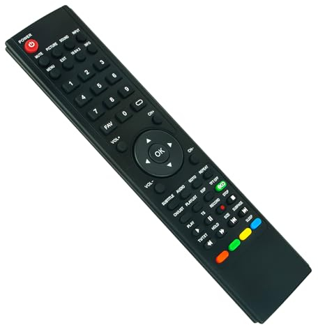 FHD24A Telecomando di ricambio -VINABTY-fit per telecomando Nordmende HD TV FHD24A FHD43A FHD32A