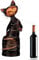 Eventerde Wine Bottle Holder - Freestanding Table Wine Rack Holder - Decorative Kitchen Bar, Wine Stand, for Cat Lovers and Wine Lovers