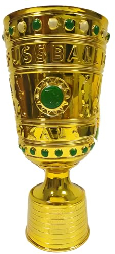 YYDSTES Fußball Deutschland Pokal Meisterschafts Trophäen Nachbildung der Fußballverein Meister Trophäe Fans Sammlerstücke Souvenir Büro Heimdekoration Ornamente Geburtstagsgeschenke