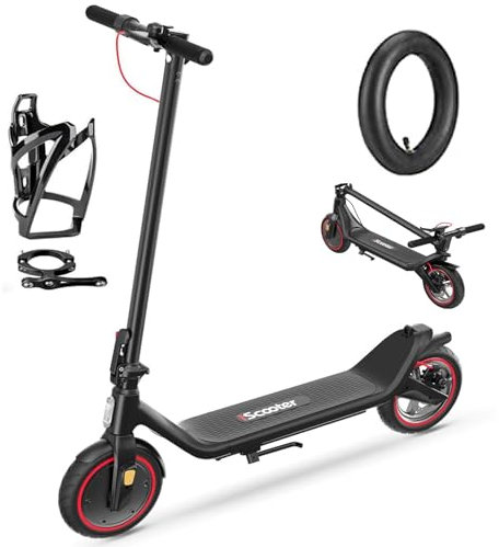 iScooter Electric Scooter, i8L Electric Scooters Adult with Cuise Control, 30KM Long Range, 350W Motor,3 Speed Mode, Double Braking System Fast E Scooter for Adults and Teens