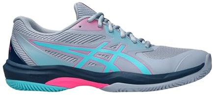 ASICS Herren Game FF Padel Sneaker, GRAUBLAU/Energy Aqua, 45 EU