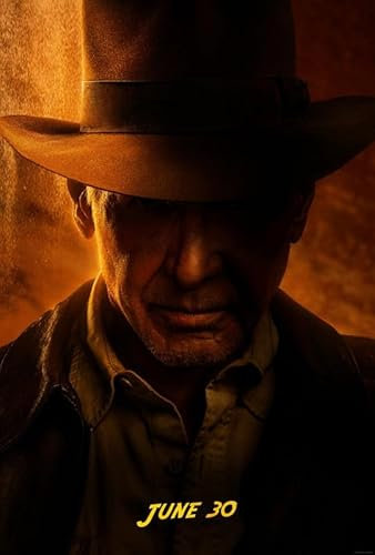 Poster Indiana Jones And The Dial Of Destiny, A4, Wandkunst, Heimdekoration, Filmposter, Leinwand, Film, Kino, Retro, Vintage, Kult, klassisch, Nostargic, Saga, moderner Nachdruck, wir drucken jedes