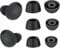 umvowuxa Silicone Replacement Ear Tips Compatible with Samsung Galaxy Buds 2 Pro,S/M/L Replacement Earbud Accessories Durable and Comfortable,Water and Sweat Resistant (Black)