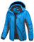 Libin Winterjacke Damen Warm Skijacke Snowboardjacke Softshelljacken Funktionsjacke Wasserdicht Winter Jacken Warme Gefüttert Outdoor Wintermantel Fleece Übergangsjacke Blau XXL