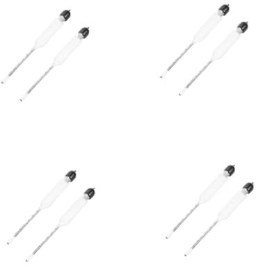 PRETYZOOM 4 Sätze Milchdichtemessgerät Ziegenmilch Milchtester Küchen-Hydrometer Abschlusswerkzeuge Küchenset Laktatmessgerät Für Einsteiger Dichtemesser Milchdichte-kit Glas 2 Stück * 4