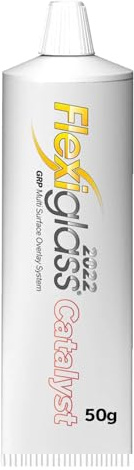 CROMAR – ACRYPOL FlexiGlass® BPO Catalyst Hardener – 50g | Low Viscosity Paste Hardener Activator for Polyester Resin & Primer | Essential GRP Fibreglass Catalyst for FlexiGlass Resin and Primer