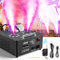 2000W Machine à Fumée Soiree, Machine a Brouillard avec 8+8 LED Lumières d-mx Contrôlables en Couleur, Machine a Fumee Lourde avec Télécommande pour Halloween, Noël, Mariage, Fête, Effets de Scène