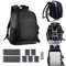 EMART Kamerarucksack, Schwarze Professionelle Kameratasche, Fotorucksack mit Wasserdichtem Regenschutz für DSLR Kamera, DSLR Kamera Zubehör - L