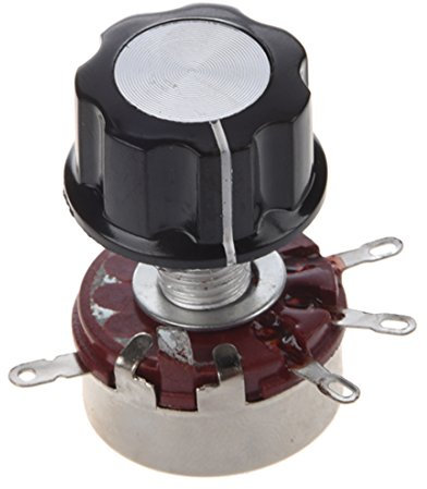 6mm Welle Dia 470K 2W Toepfe Potentiometer w Knob