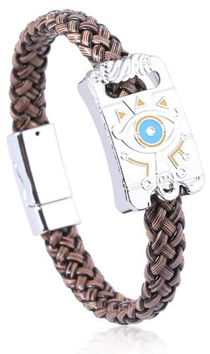 WKxinxuan Zelda Bracelet, Zelda AnhäNger, Zelda Bracelets, Legend of Zelda Bracelet, Zelda Merchandise, Zelda Tears Bracelet, Sheikah Slate Eye, Zelda Deko Personalised Gifts for Fans