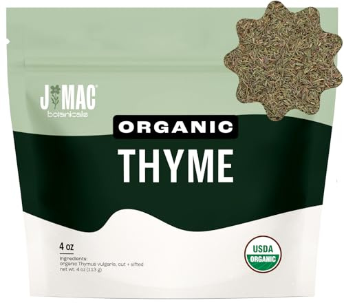 J Mac Botanicals Organic Thyme - 4 oz