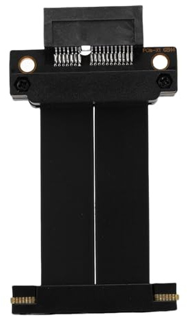 Bewinner 180 ° Verlustloser Geschwindigkeitsloser Gen 4 GPU -Adapterkarte PCIe 4.0 X1 Verlängerungskabel für M.2 WLAN USB Sound Card (5cm)