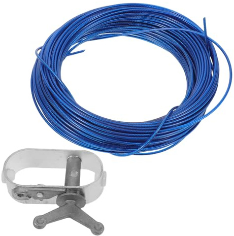 AKOOSY Robustes Poolabdeckungs-spannseil aus Edelstahl mit Wasserdichtem Winch-kit Witterungsbeständig Abriebfest Lang für Sichere Befestigung und Schutz von Schwimmteichen und