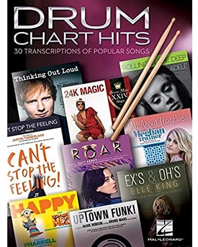 Drum Chart Hits -30 Transcriptions Of Popular Songs-: Noten, Sammelband für Schlagzeug