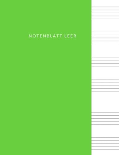 Notenblatt Leer: leeres notenpapier, Notenblatt leer, Klavier leeres Blatt