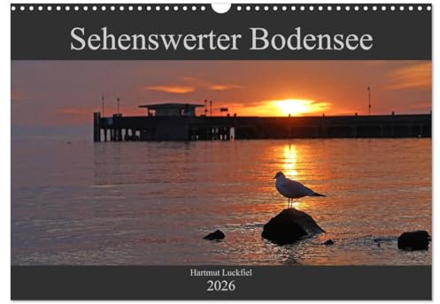 Sehenswerter Bodensee (Wandkalender 2026 DIN A3 quer), CALVENDO Monatskalender: Stimmungsvolle Fotos, tolle Lichteffekte (CALVENDO Orte)