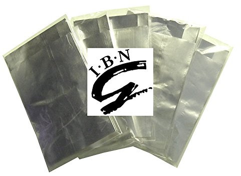 IBN - 50 Wraps - 5 Packs of 10 - UV Gel Polish Soak Off Foil Removal/Remover Wraps with Foam Pads, Nail Art, Acrylic (requires removal solution).