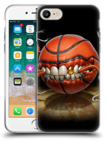 Head Case Designs Offizielle Tom Wood Hoop Monster Gelhülle [Militärischer Schutzgrad] Kompatibel Mit Apple iPhone 7/8 / SE 2020 & 2022 Und Kompatibel Mit MagSafe