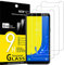 NEW'C Lot de 3, Verre Trempé pour Samsung Galaxy J6 2018 (SM-J600F), Film Protection écran sans Bulles d'air Ultra Résistant (0,33mm HD Ultra Transparent) Dureté 9H Glass