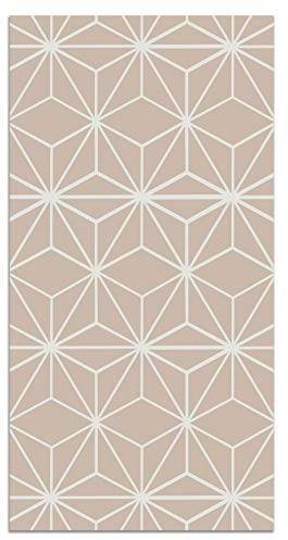 Panorama Vinylteppich - Modell Rosa Sternlinien 200x250 cm - Verschiedene Größen - Deko Küche, Läufer und Outdoor
