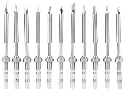 TS100 Soldering Iron Tip, Mini Pen Type Stainless Steel Soldering Iron Tips(11Pcs Set)