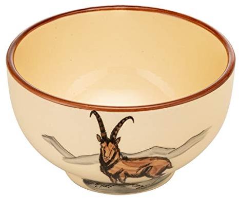 Kuhn Rikon 39487 Müslischale Steinbock, Keramik, Stoneware