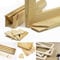 Keilrahmen-Set 110x50cm, Holz Keilrahmenleisten Bausatz zur Selbstmontage, Selbstbau ohne Leinwand, mit profilierten, gezapften Keilrahmenleisten mit Holzkeilen und Zwischenstegen je nach Größe