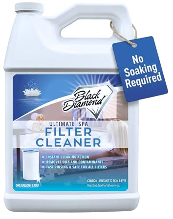 Black Diamond Stoneworks Ultimate Spa Filterreiniger, schnell wirkendes Spray für Whirlpool- und Poolfilter.