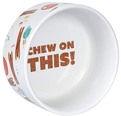 Star Wars Chewbacca Chew on This Dog Food Bowl, 6 Inch | Dog Feeding Bowl Holds up to 3.5 Water, Dry Food, or Wet Food | Dishwasher Safe on Top Rack Dog Bowl