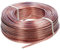 VENTON Lautsprecherkabel 2x2,5 mm² HQ Vollkupfer 50m I Lautsprecherleitung aus reinem Kupfer I HiFi-Kabel für Lautsprecher & Surround Systeme I Boxen Kabel transparent - Made in Europe