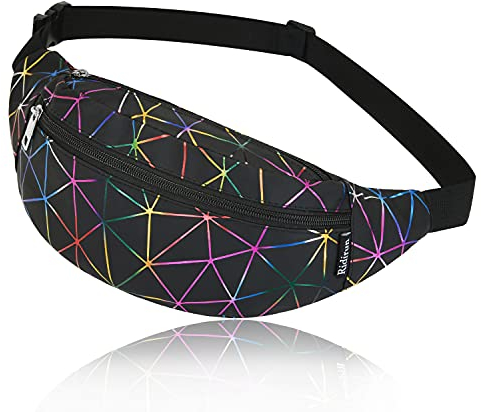 Gürteltasche Damen Bauchtasche Mode Hüfttasche Wasserdicht PU Leder Mädchen Umhängetaschen Handytasche Tasche Outdoor Sport Running Hüfttasche Urlaub Geld Pouch Pack Schwarz-a