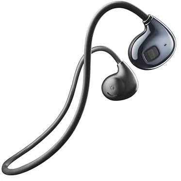 cellularline - AERO OPEN-EAR - Auricolari Bluetooth Open-ear - Play Time: 9h - Charging Time: 1.5h - Microfono Integrato - Voice Assistant - Certificazione IPX4 - Nero