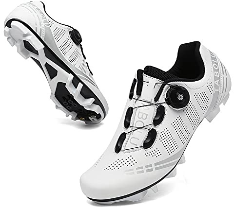 Fahrradschuhe MTB Herren,Rennradschuhe Damen,Radschuhe Kompatible SPD/SPD-SL Lock System Mountainbike Schuhe